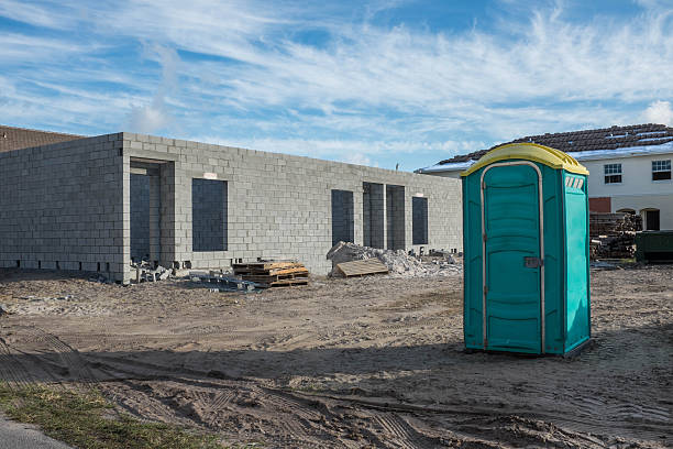 Porta potty delivery and setup in Mountain Lake Park, MD